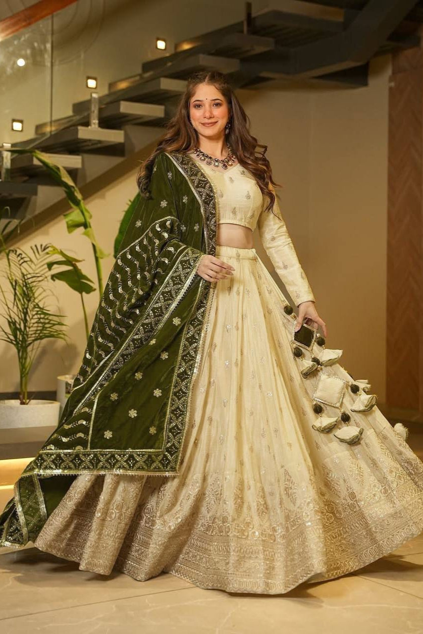 Partywear Lehenga Choli with Dupatta