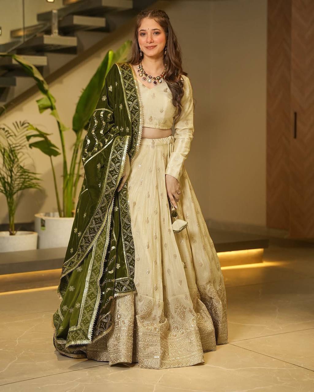 Partywear Lehenga Choli with Dupatta