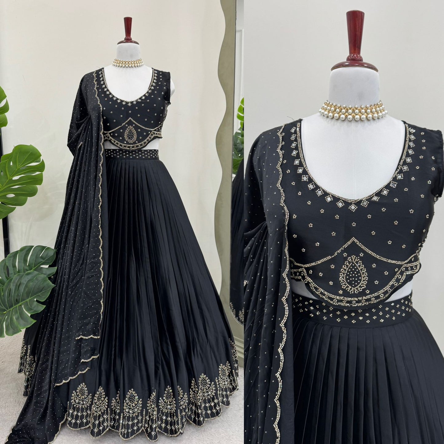 New Launched Designer Lehenga in Satin Silk